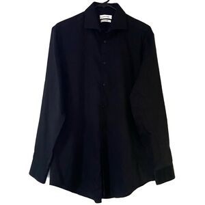 Calvin Klein Slim Fit Stretch Dress Shirt Size Large